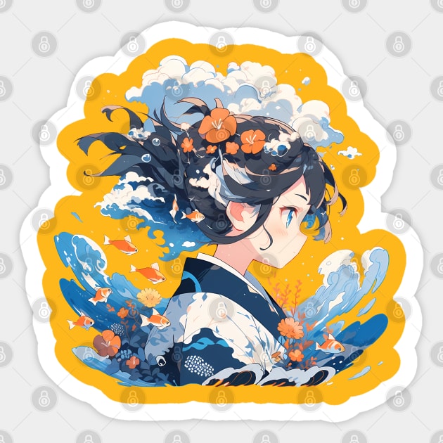 Ocean Spirit Sticker by ScarletClover